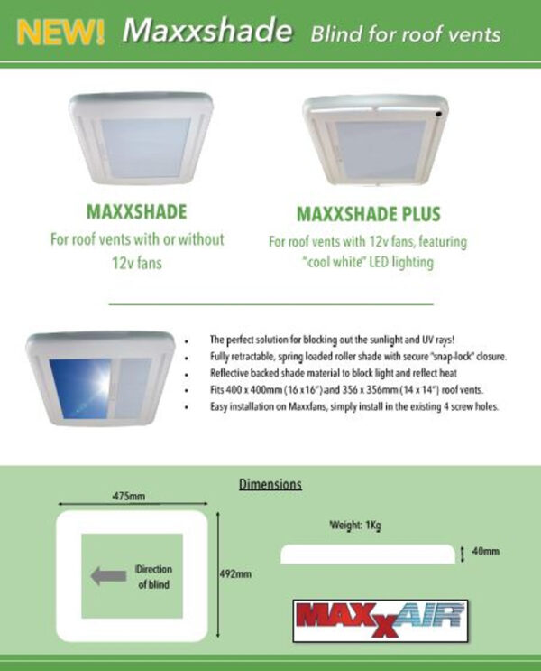 MaxxAir - MaxxShade & Maxxshade Plus